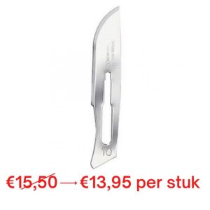 3x Swann Morton scalpelmesjes blauw, nr. 10