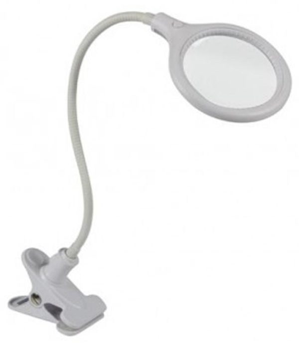 Lampe loupe mini LED flex avec pince