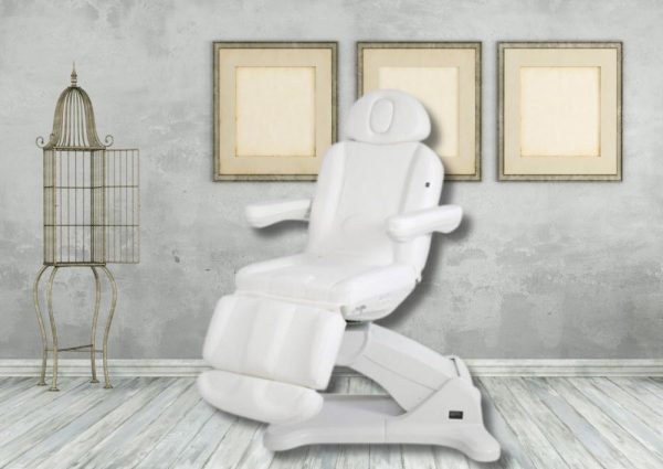 Behandelstoel Empire Twist Beauty met 3 motoren en 1 gasveer, met reset functie