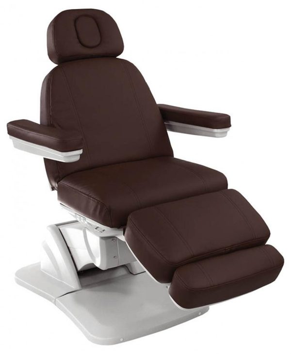 Behandelstoel Princess Soft met 3 motoren en reset, bruin - TOONZAALMODEL