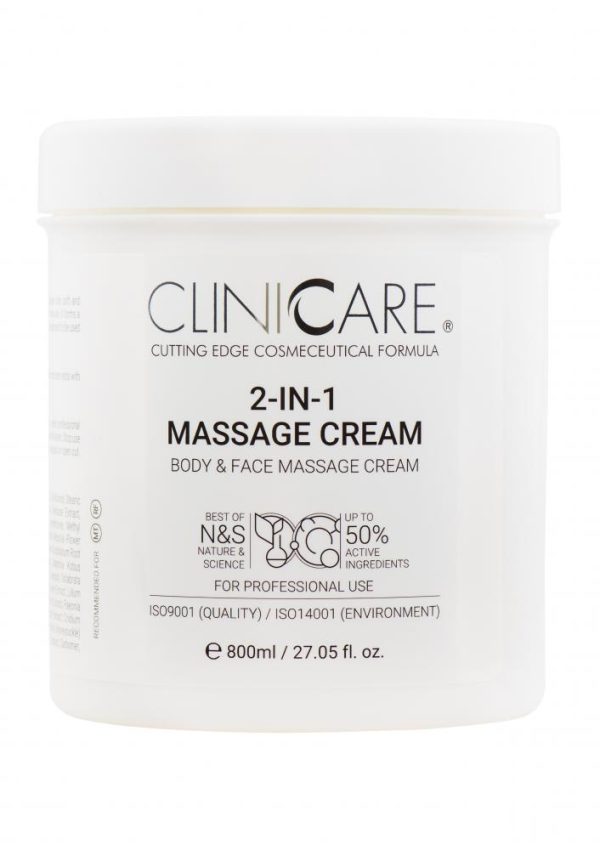 CLINICCARE 2-in-1 Massage Cream, 800ml