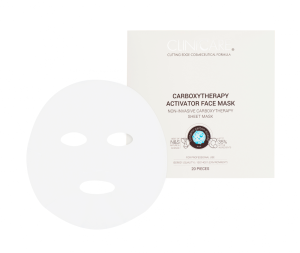 CLINICCARE Carboxytherapy Activator Face Mask, 20pcs.