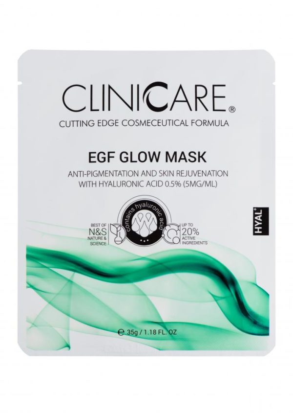 CLINICCARE EGF Glow anti-pigmentation mask with 0.5% HA, 35gr.