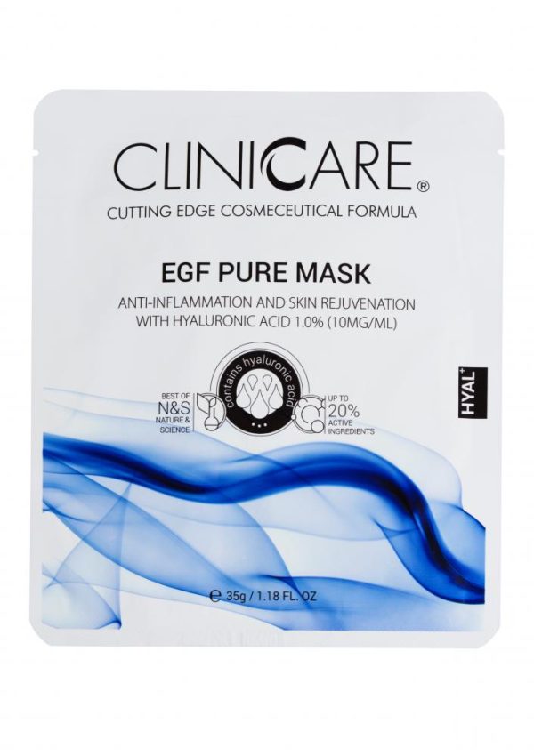 CLINICCARE EGF Pure, purifying mask with 1.0% HA, 35gr.
