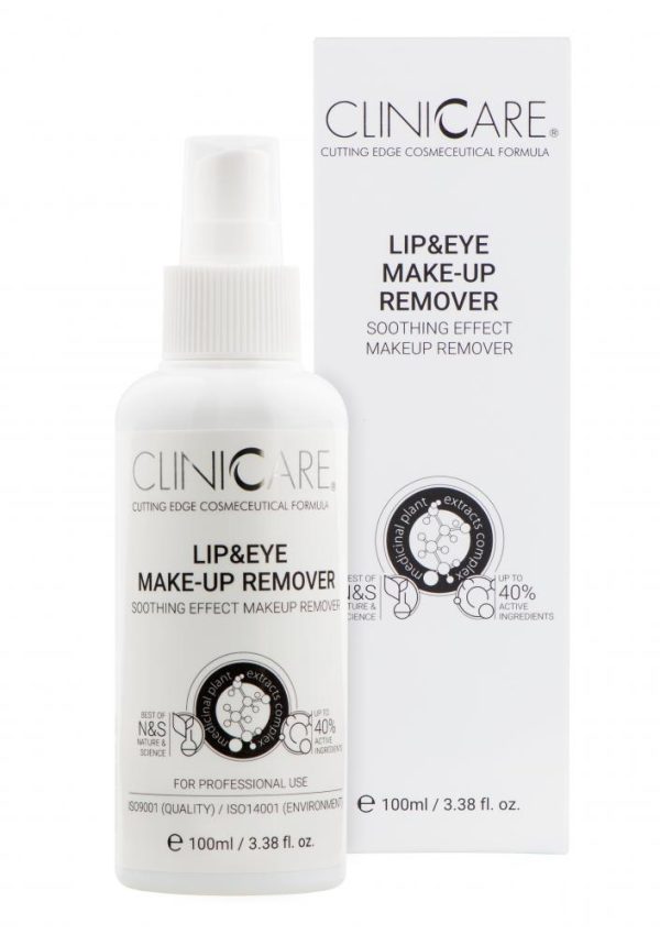 CLINICCARE Lip & Eye Make-Up Remover, 100ml