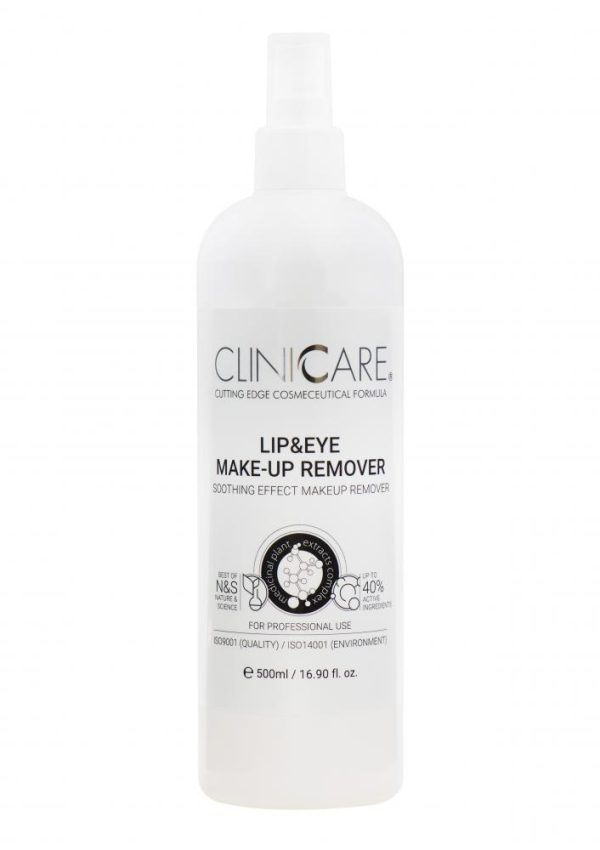 CLINICCARE Lip & Eye Make-Up Remover, 500ml