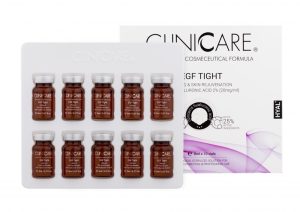 CLINICCARE Tight, lifting/skin rejuvenation vial, (2% HA), 10 x 8ml