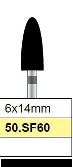 Diamantfrees extra grof, peer 6 x 14mm