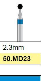 Diamantfrees medium, bol 2.3mm