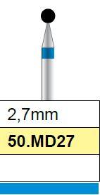 Diamantfrees medium, bol 2.7mm
