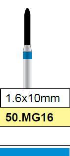 Diamantfrees medium, fissuur 1.6 x 10mm