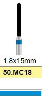 Diamantfrees medium, fissuur 1.8 x 15mm
