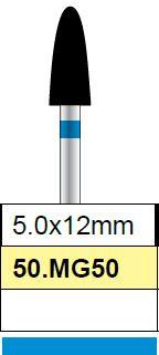 Diamantfrees medium, peer 5.0 x 12mm
