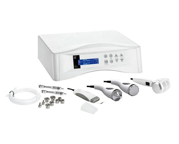 Elite 4-in-1 apparaat (microdermabrasie, ultrasoon, skin scrubber + hot/cold hammer)