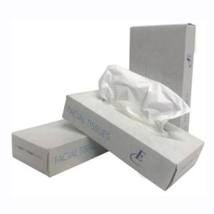 Facial tissues E-label, 2-laags, 20 x 19.5cm, 40x 100 stuks
