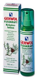 Gehwol Fusskraft kruidenlotion pompverstuiver, 150ml