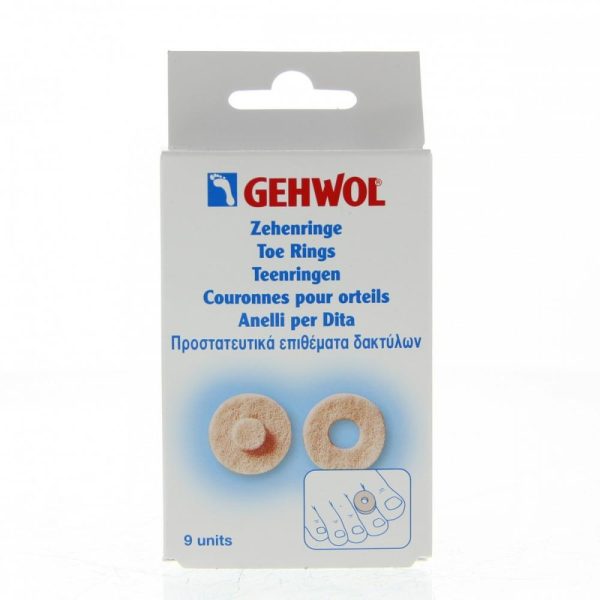 Gehwol teenringen rond, 9 stuks