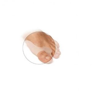 GelSmart Hallux Valgus Knobbelbeschermer met Teenspreider en Dubbele Lus, 1 st. - LAATSTE STUKS, WORDT GS5217.024