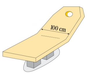 Hoes voor massagebank met neusgat, 185-215cm x 75-100cm, zwart