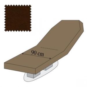 Hoes voor massagebank zonder neusgat, 180-205 x 65-90cm, zwart