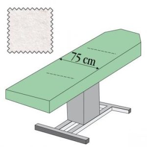 Hoesset voor stoelen 175-195 cm x 55-75 cm (hoes stoel 3214001, hoes armleuningen en spanners), wit