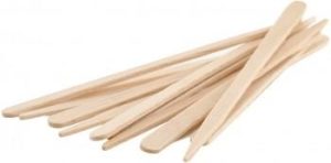 Houten spatels wenkbrauw, 200 stuks