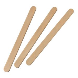 Houten wegwerpspatels 150x18x1.6mm, 100 stuks