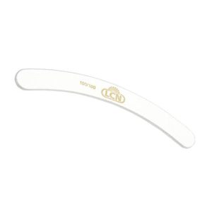 LCN Banana File, white, coarse (100/100) with logo, 6 pcs.