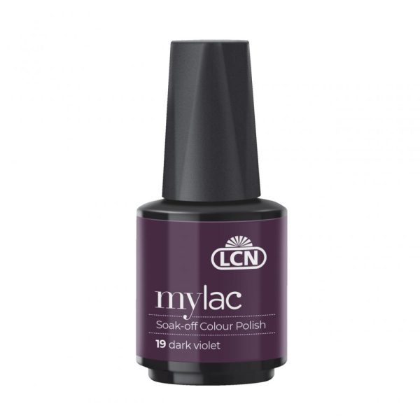 LCN Mylac Soak-Off Colour Polish "Dark Violet", 10ml