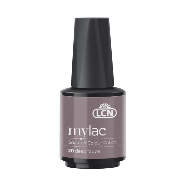 LCN Mylac Soak-Off Colour Polish 'Deep Taupe", 10ml