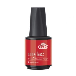 LCN Mylac Soak-Off Colour Polish "Red Flame", 10ml