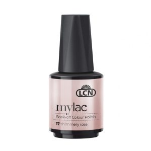 LCN Mylac Soak-Off Colour Polish "Shimmery Rose", 10ml