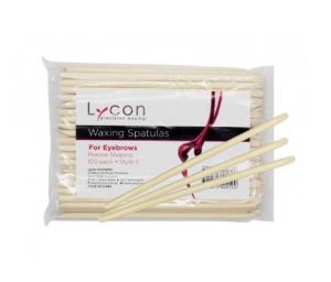 Lycon Orange Sticks - ronde wax wenkbrauw spatels (100 stuks)
