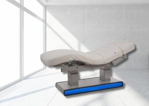 MUSE Massagebank LED design op 2 pilaren, 4 motoren en verwarming