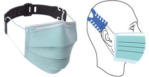 Masker comfortbandje A2 zwart