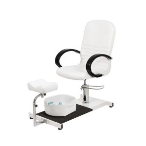Pedicurestoel met voetbad en voetensteun