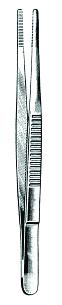 Pince forte, bouts arrondis 14cm, droit