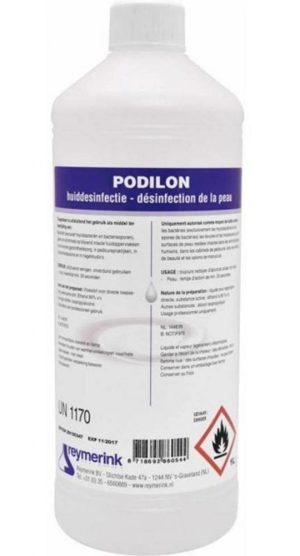 Podilon desinfectie van kleine wondjes en beschadigingen, 1000ml - ZOLANG DE VOORRAAD STREKT!