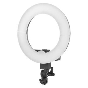 Ringlamp, 12" (30,48cm) 35W LED zwart + statief OP = OP!