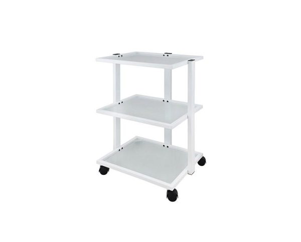 Rolmeubel Vocance, glas met 3 schappen