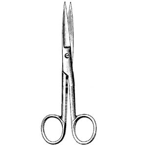 Schaar recht, puntig/puntig "OR", 14cm