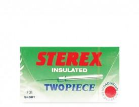 Sterex RVS naalden F5 regular insulated two-piece, 50 stuks steriel