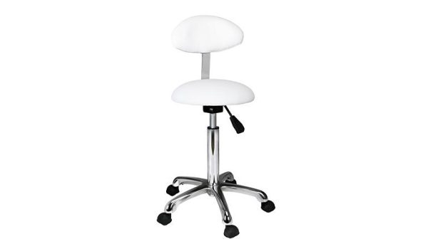 Tabouret Barnas + met bolle zitting en ovale rug