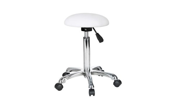 Tabouret Barnas rond met bolle zitting, zonder rug