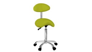 Tabouret Félines regular+ met rug groen