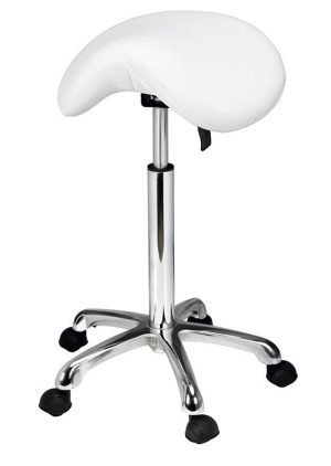 Tabouret Félines regular zonder rug, wit