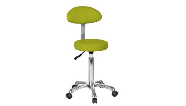 Tabouret Rosières + rond met rug groen