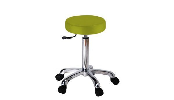Tabouret Rosières rond zonder rug, groen