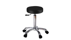 Tabouret Rosières rond zonder rug zwart