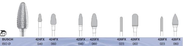 Tungstenfrees fijn 425FX-060